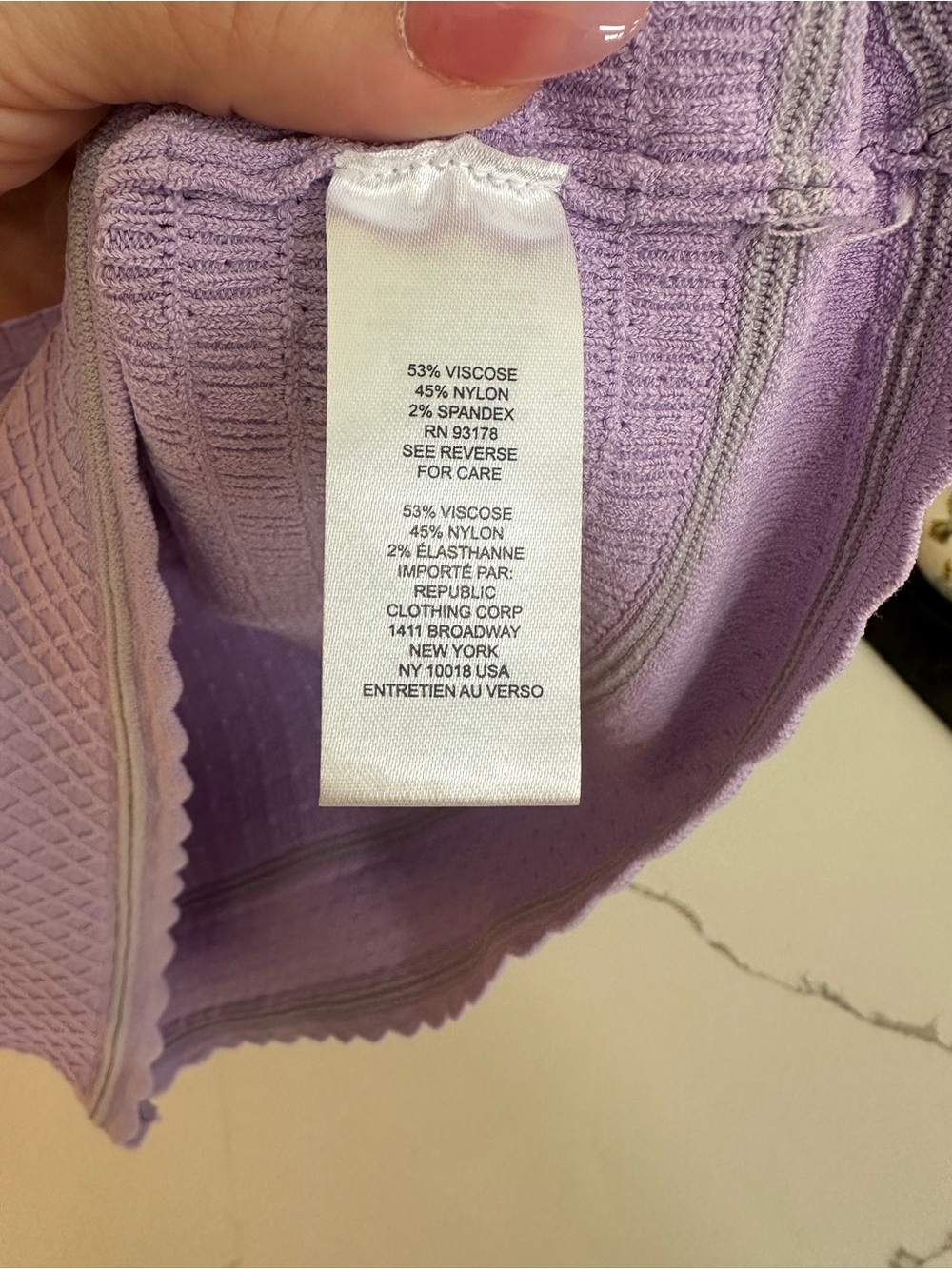 House of Harlow 1960 Lavender Knit Polo Women's Two-Piece Size XS - Picture 6 of 7